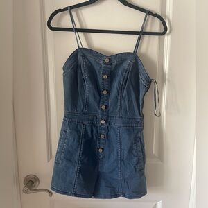 Denim Romper by Bebe